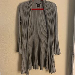 Grey Cardigan- Flare sleeves